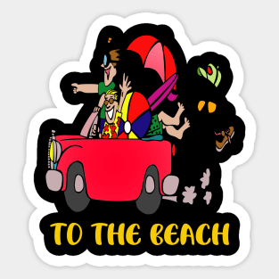 To the Beach Sticker